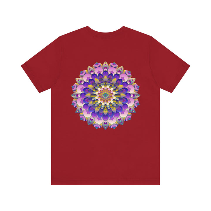 Beautiful mandala t-shirt featuring intricate design for spiritual peace and harmony