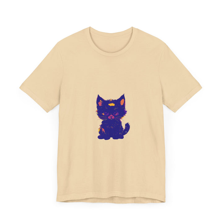 Blue Cat T-Shirt that celebrates the mystique of felines