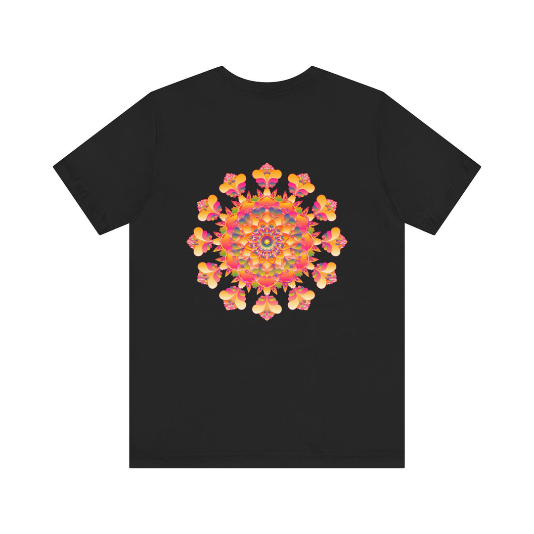 Vibrant Mandala Tee featuring intricate design symbolizing spiritual peace and harmony for a peaceful and balanced lifestyle