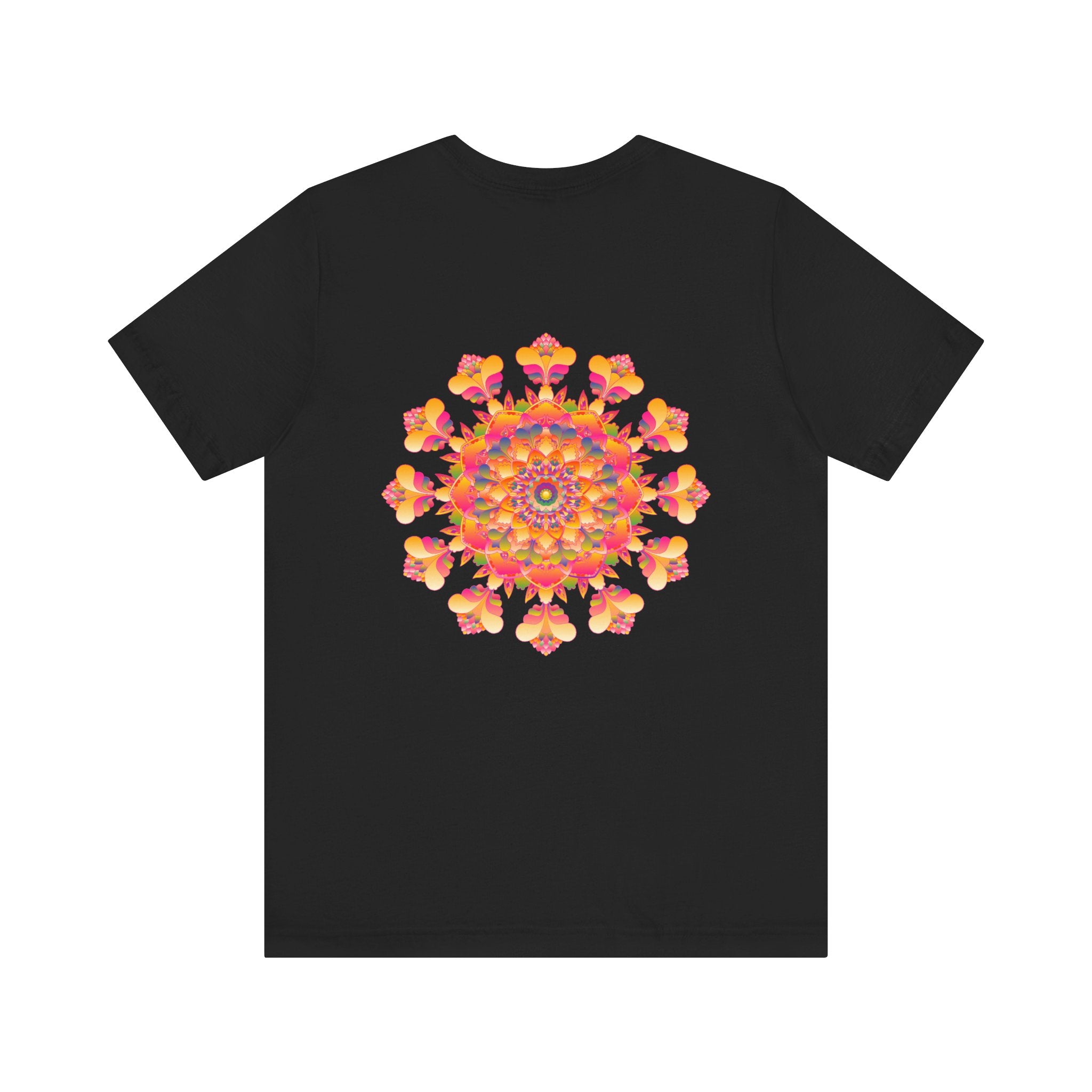 Vibrant Mandala Tee featuring intricate design symbolizing spiritual peace and harmony for a peaceful and balanced lifestyle