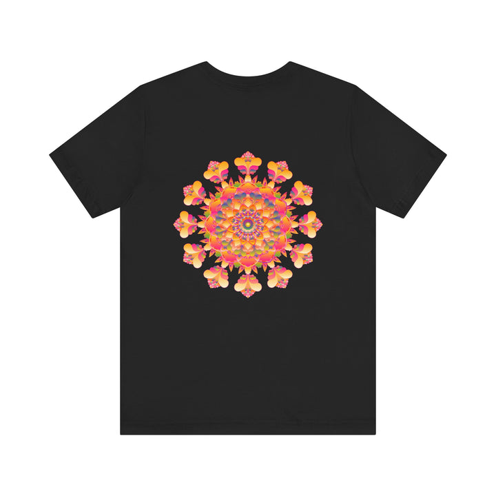 Vibrant Mandala Tee featuring intricate design symbolizing spiritual peace and harmony for a peaceful and balanced lifestyle