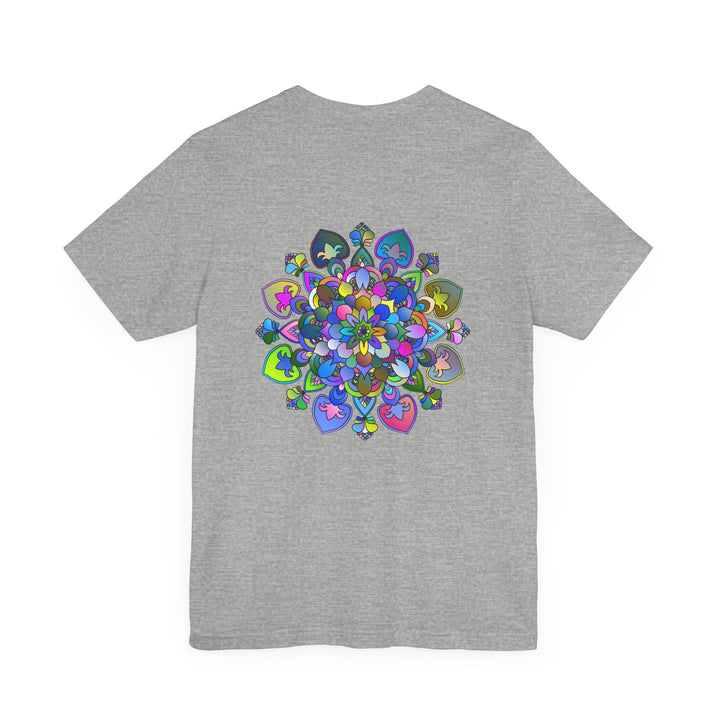 Intricate and colorful mandala tee representing peace and emotional balance