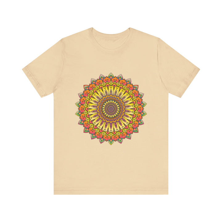 Intricate Mandala T-Shirt - Colorful Geometric Design 4