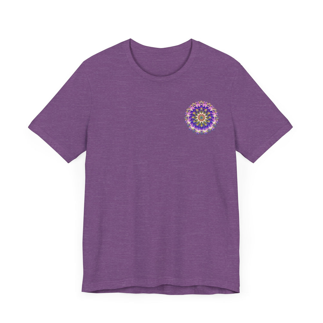 A high-quality, comfortable, and stylish Mandala T-shirt featuring intricate spiritual designs for promoting peace and harmony