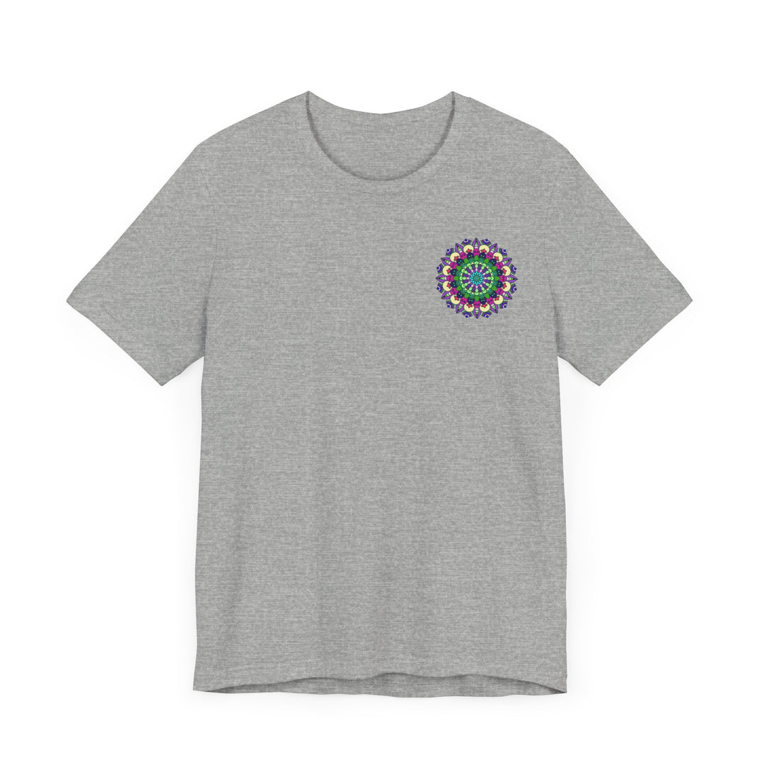 Artistic mandala pattern t-shirt for enhancing spiritual awareness