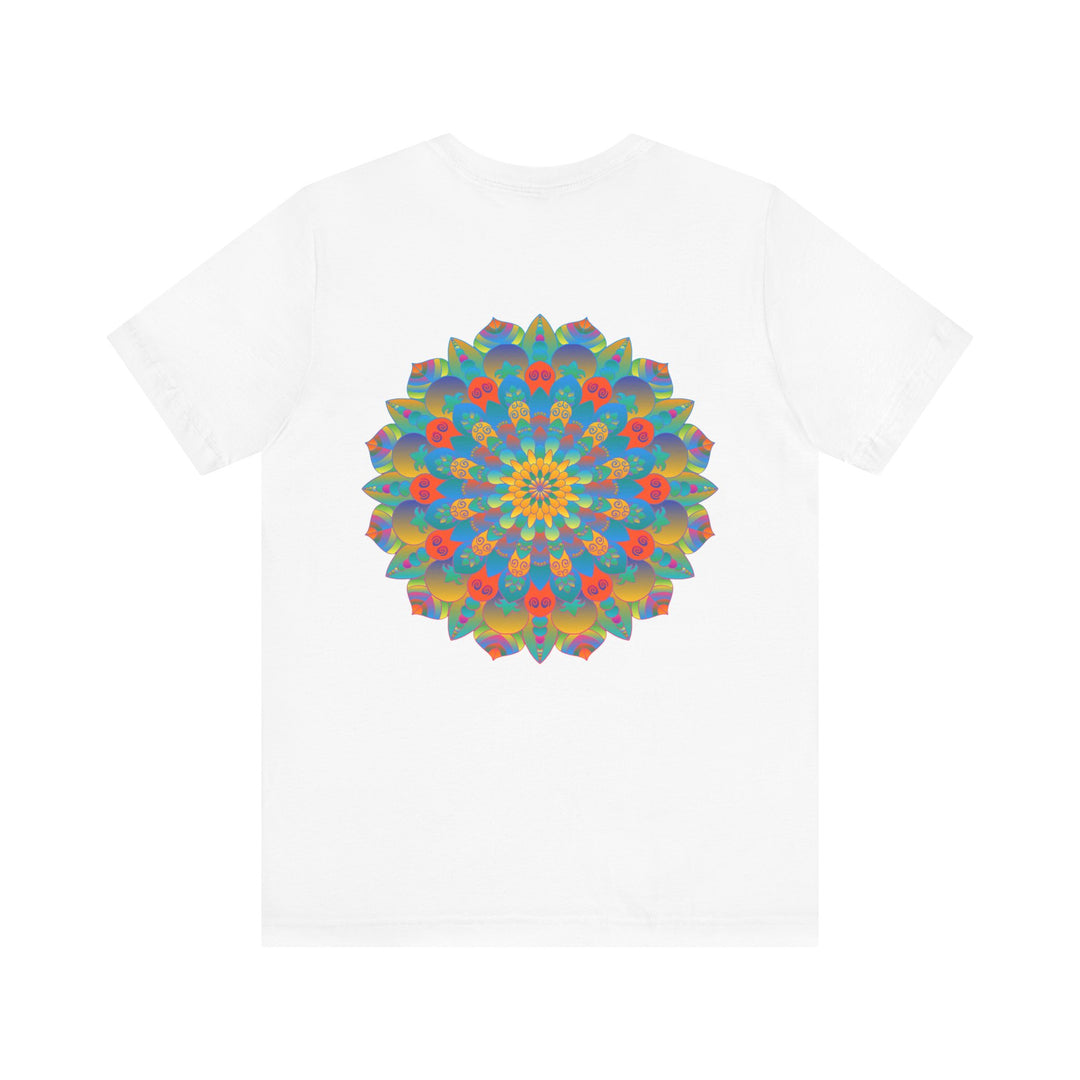  Unique and stunning mandala t-shirt with a spiritual peace message