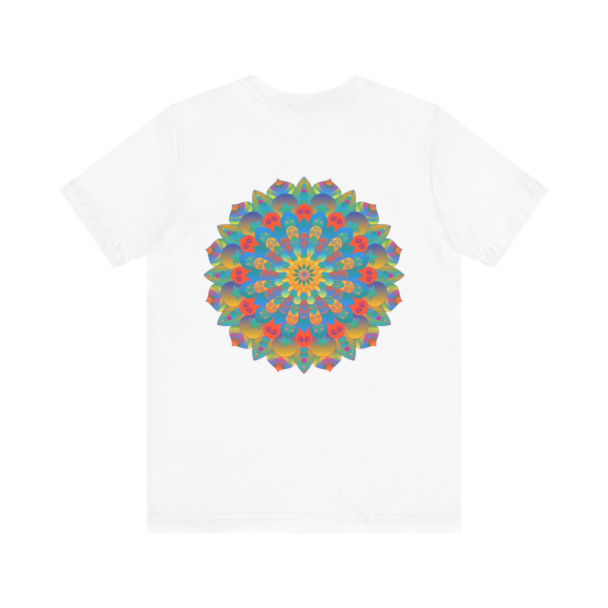  Unique and stunning mandala t-shirt with a spiritual peace message