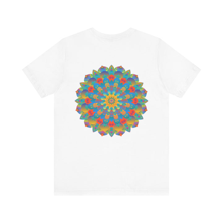  Unique and stunning mandala t-shirt with a spiritual peace message