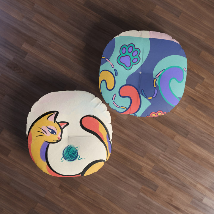 Crescent Dream Cat Floor Pillow