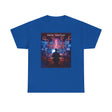 Unisex heavy cotton tee with Gene Genius, Bioinformatician, DNA design by Blululi
