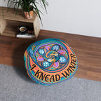 Cuscino da pavimento con motivo a gatto Sacred Geometry