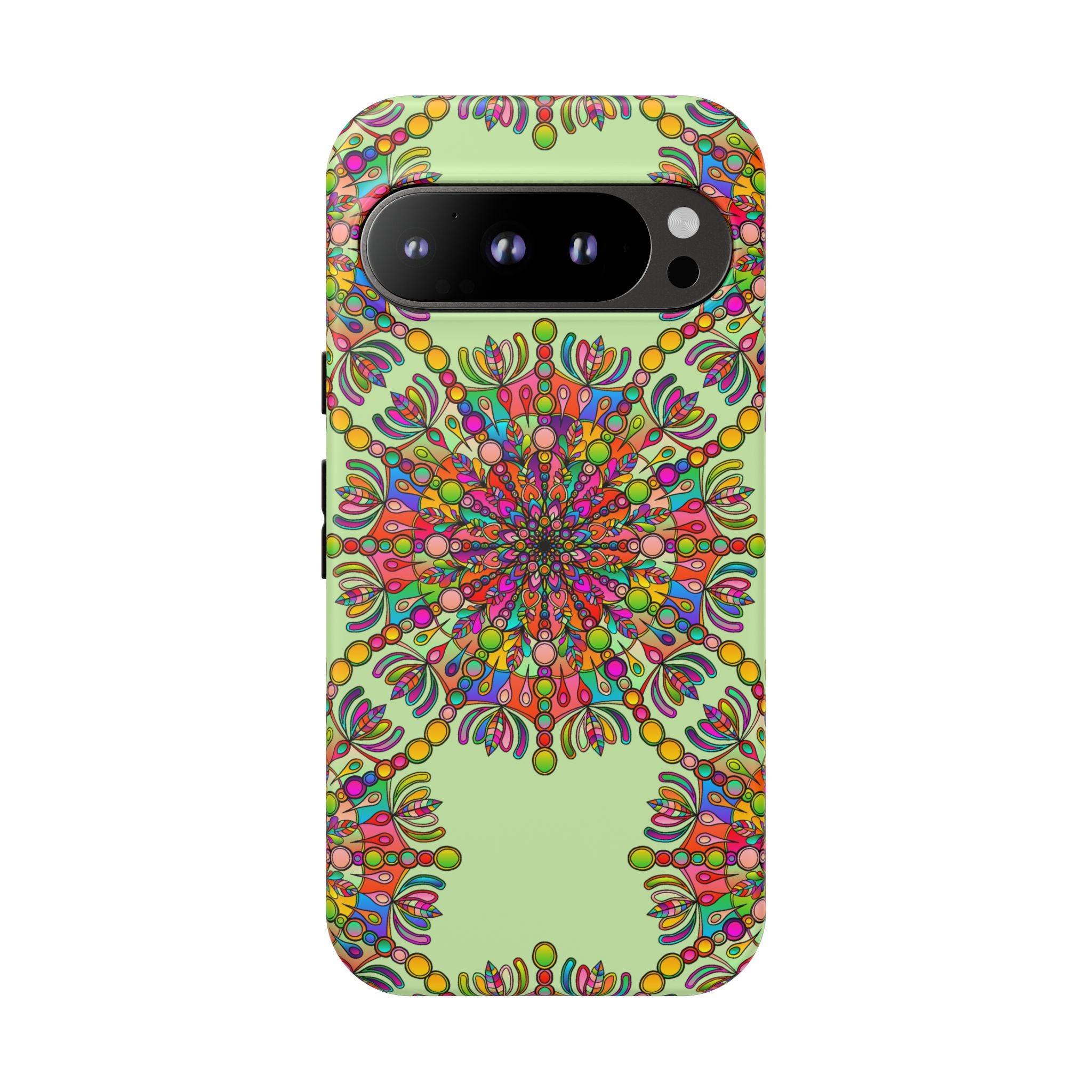 Vibrant Mandala iPhone & Google Pixel Case | Tough Cases