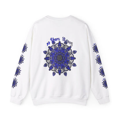 Handmade Mandala Design Unisex Sweatshirt designed for comfort and self-expression