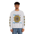 First Year Wedding Anniversary Gift - Unisex Heavy Blend™ Crewneck Sweatshirt with 'First of Many, Paper Anniversary' design