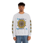 First Year Wedding Anniversary Gift - Unisex Heavy Blend™ Crewneck Sweatshirt with 'First of Many, Paper Anniversary' design