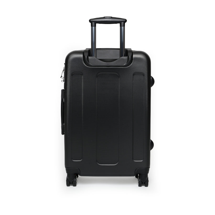 Pink Lotus Suitcase – Vibrant Floral Carry-On Luggage