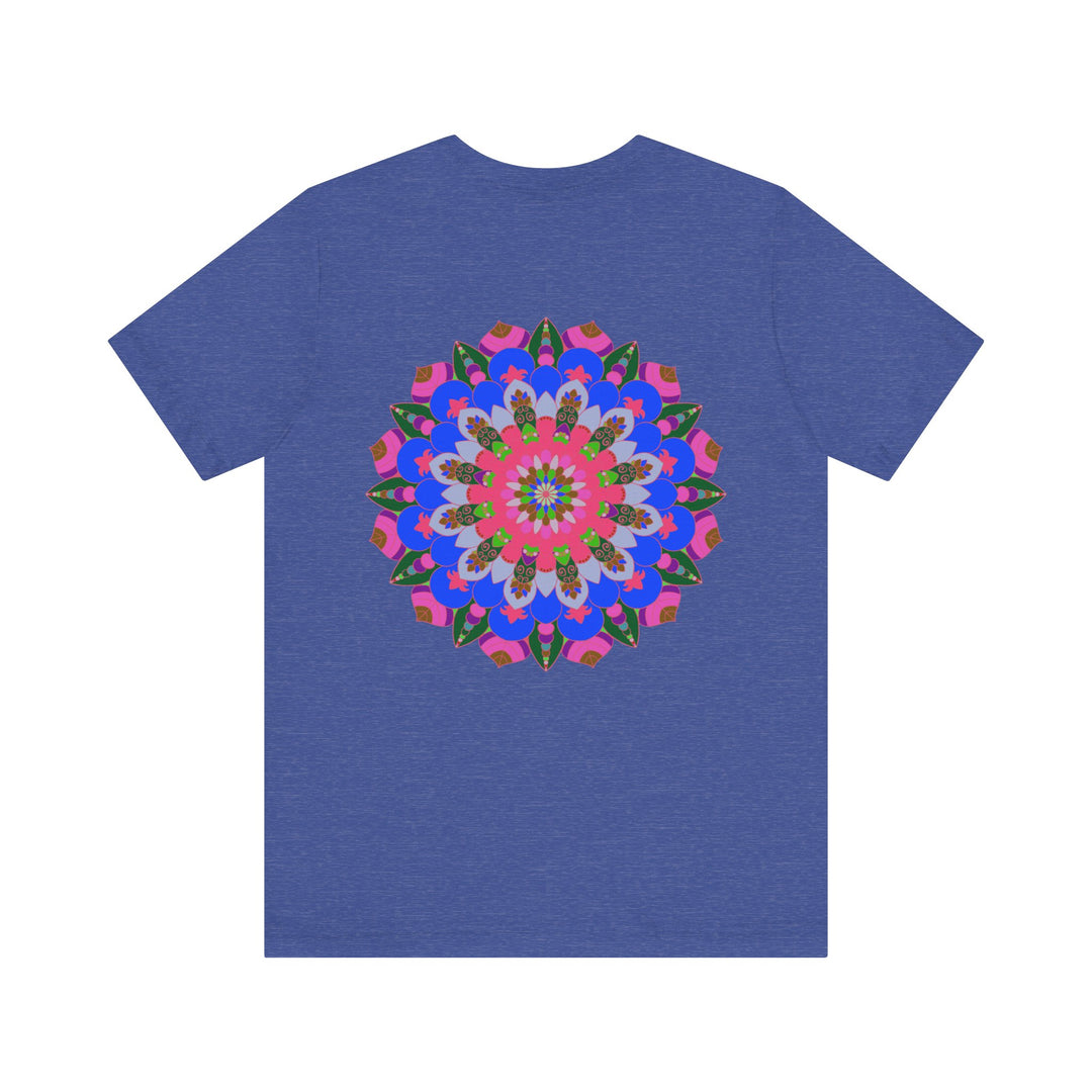 Beautiful Vibrant Mandala Tee representing Spiritual Peace & Harmony, perfect for finding inner tranquility and balance in life