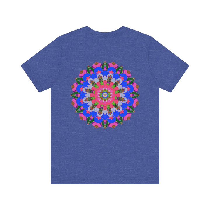 Beautiful Vibrant Mandala Tee representing Spiritual Peace & Harmony, perfect for finding inner tranquility and balance in life