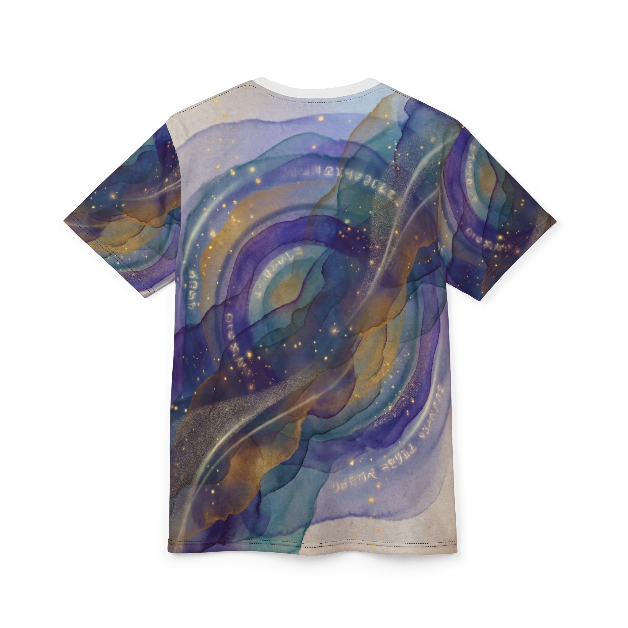 Cosmic Oracle Cat Tee - "Guidance & Intuition" Meditative Feline Graphic