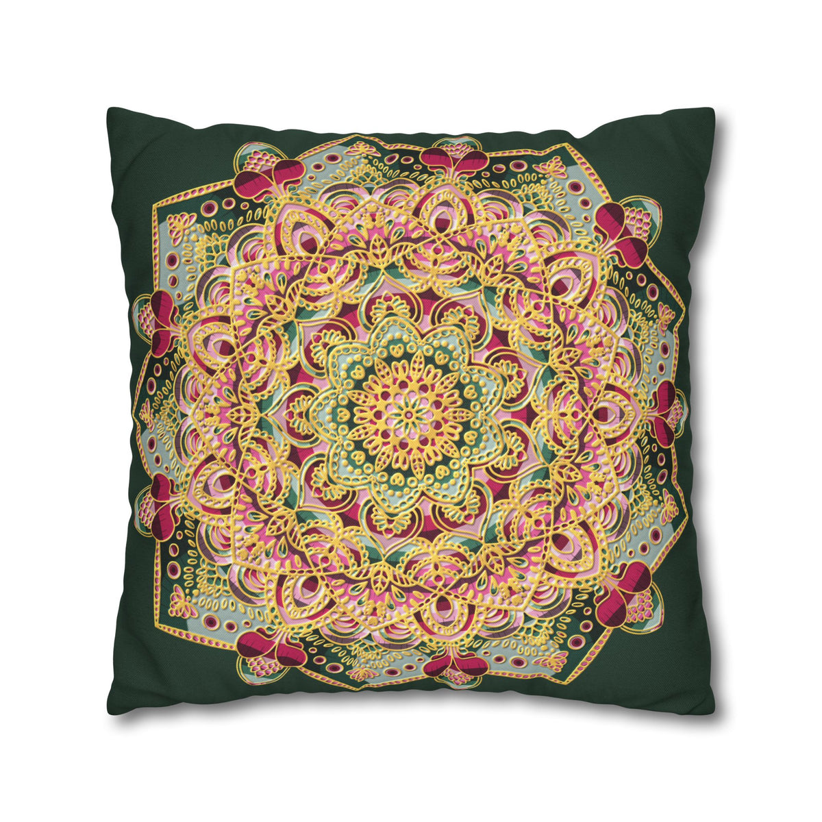 Mandala Boho Square Pillowcase