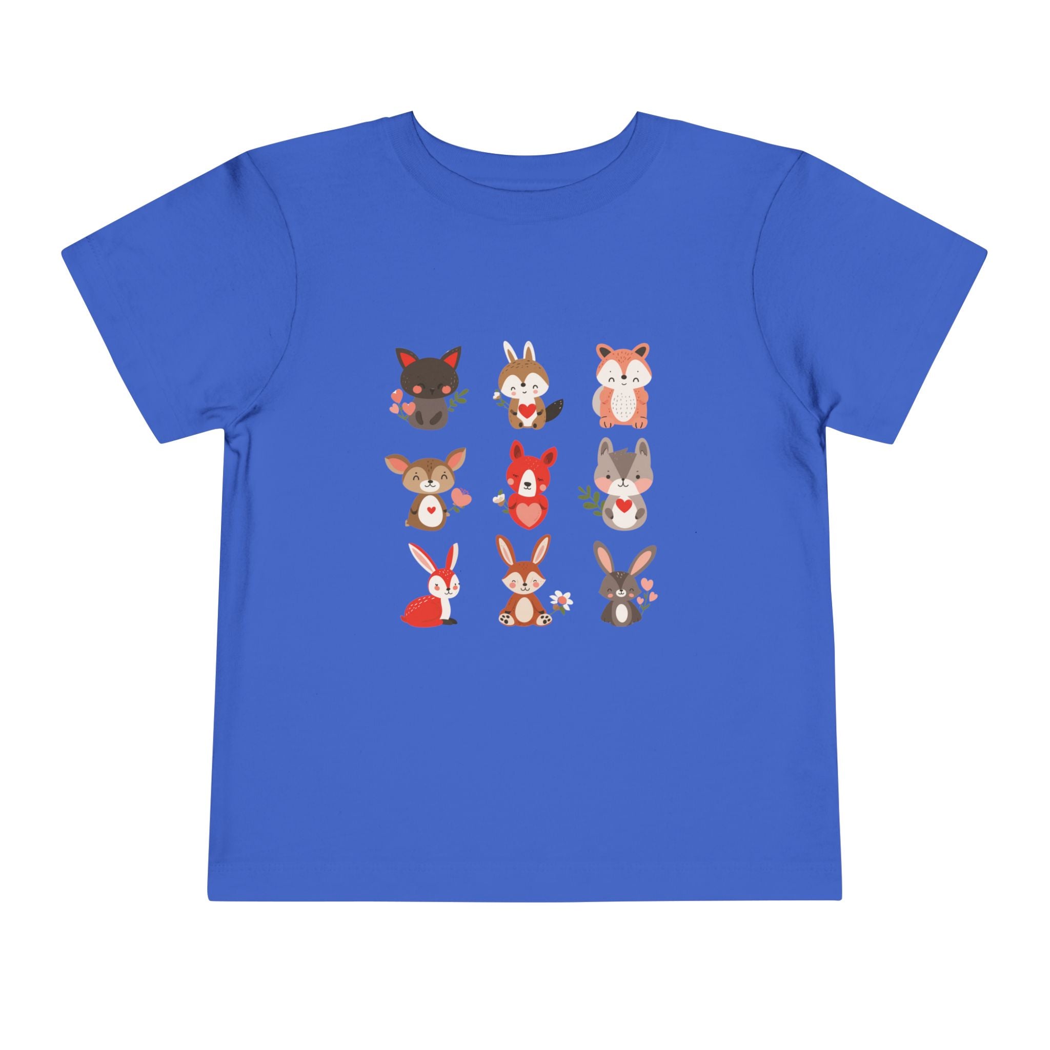 Animal Love Kleinkind T-Shirt, süße Cartoon Tiere T-Shirt für Kinder 