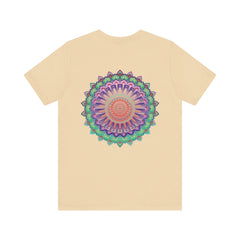 A beautiful Mandala Tee featuring intricate designs for spiritual peace and harmony