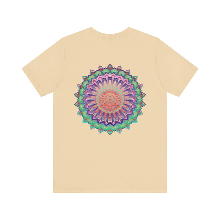 A beautiful Mandala Tee featuring intricate designs for spiritual peace and harmony