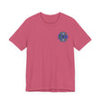 Beautiful and colorful Vibrant Mandala T-shirt featuring a spiritual peace design