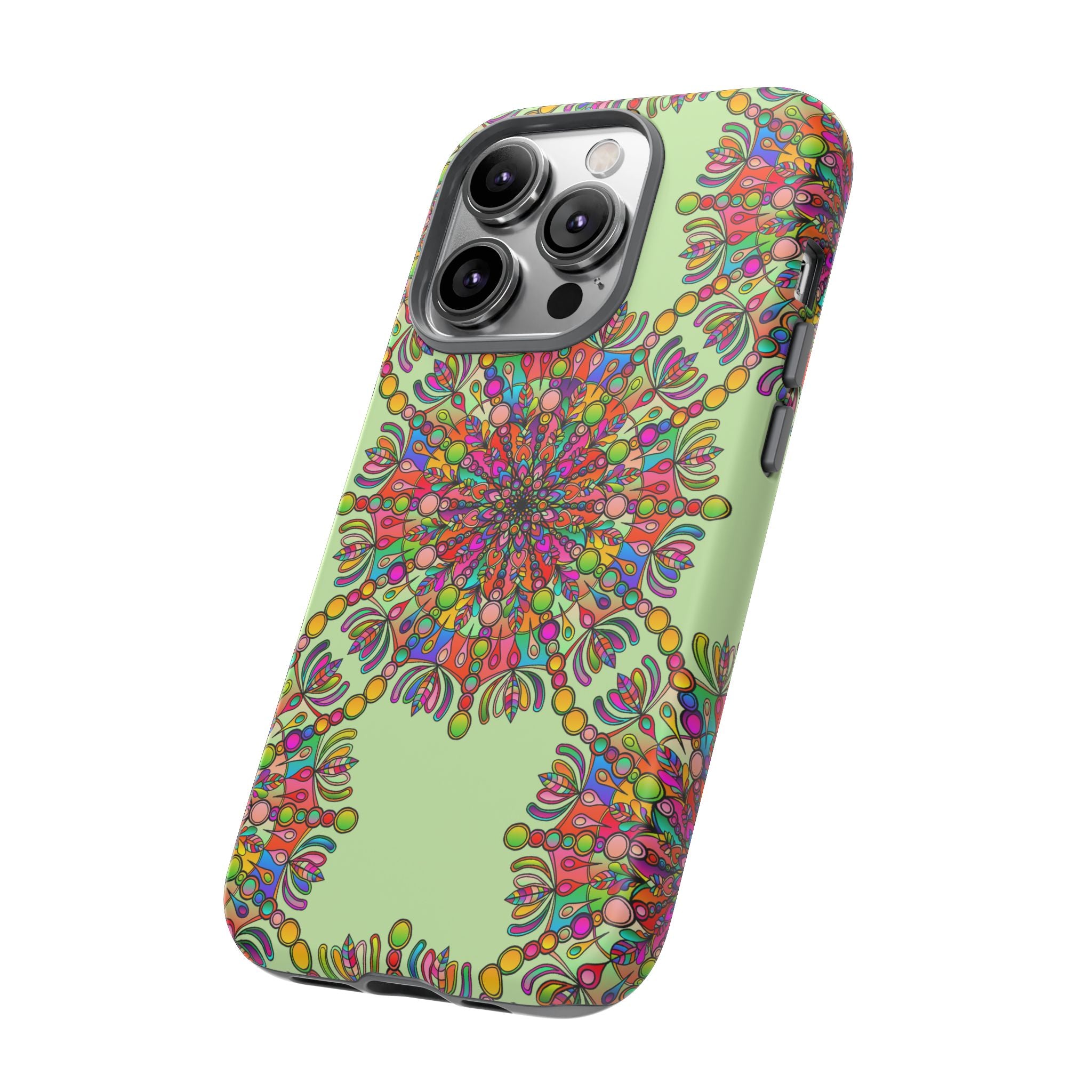 Vibrant Mandala iPhone & Google Pixel Case | Tough Cases