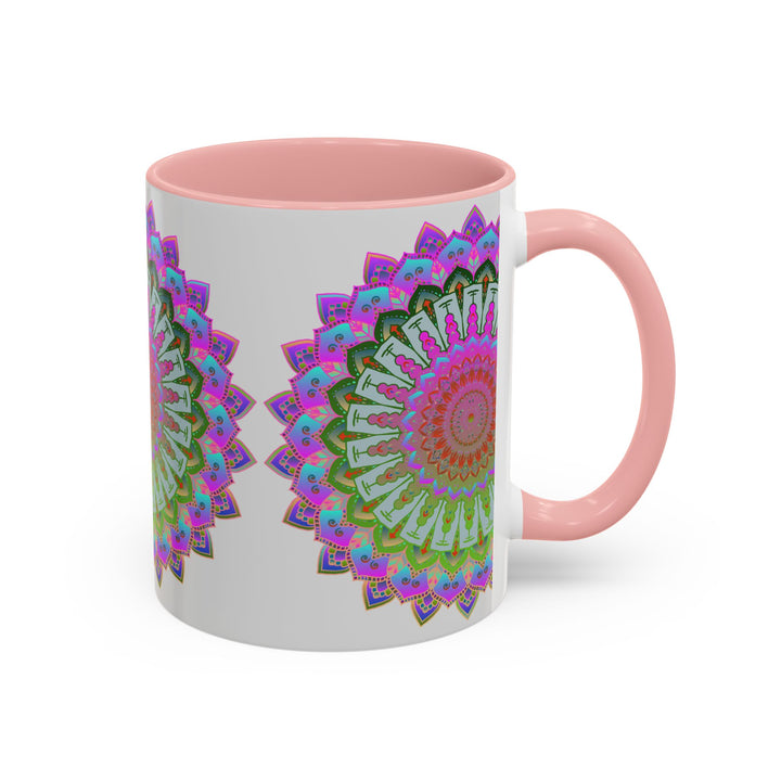 Beautifully Designed Mandala Art Mug with Vibrant and Intricate Patterns