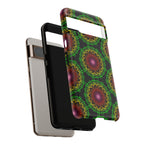 Artistic Mandala Phone Case with Bold Patterns and Modern Flair