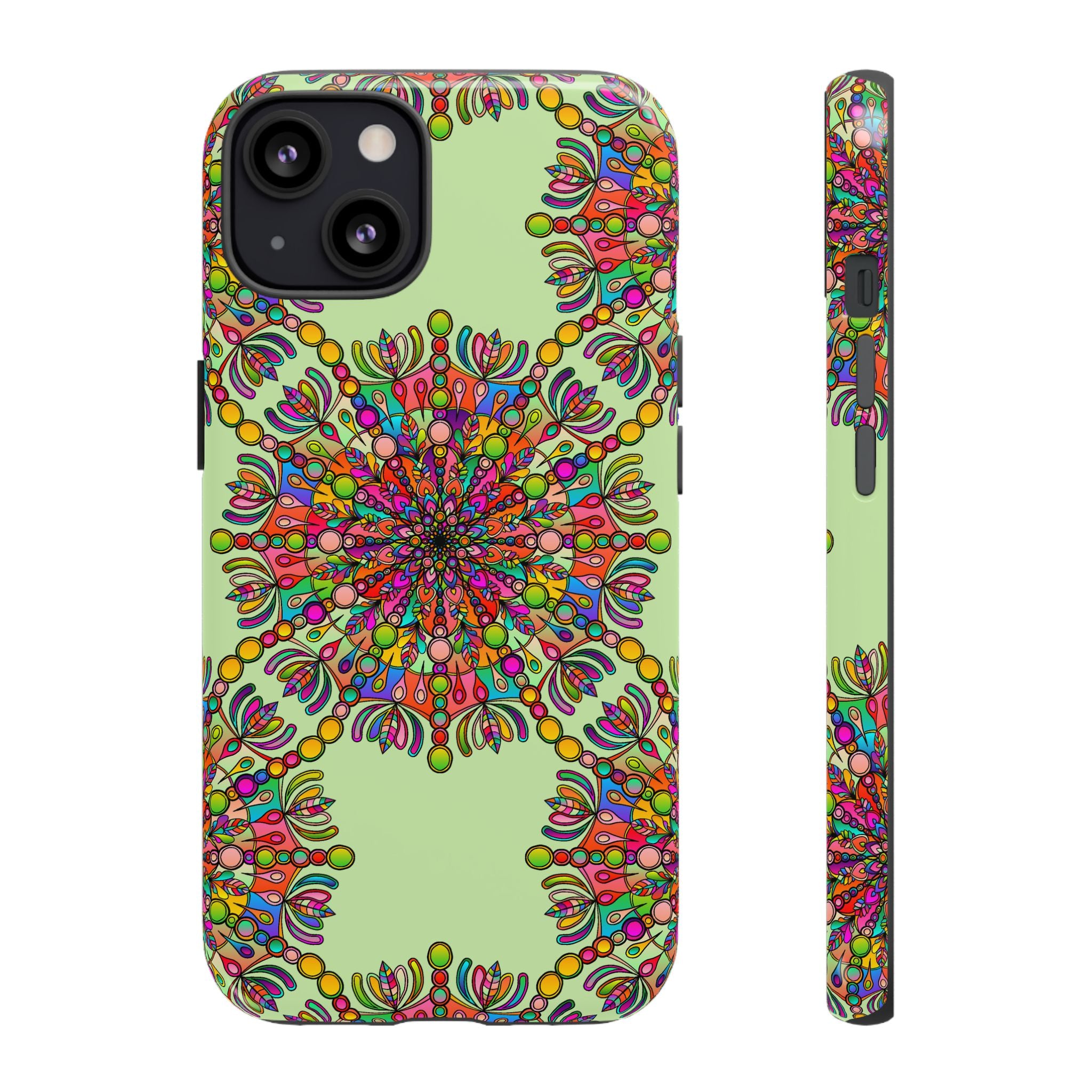 Intricate Mandala Phone Case in Lively Colors for Unique Style