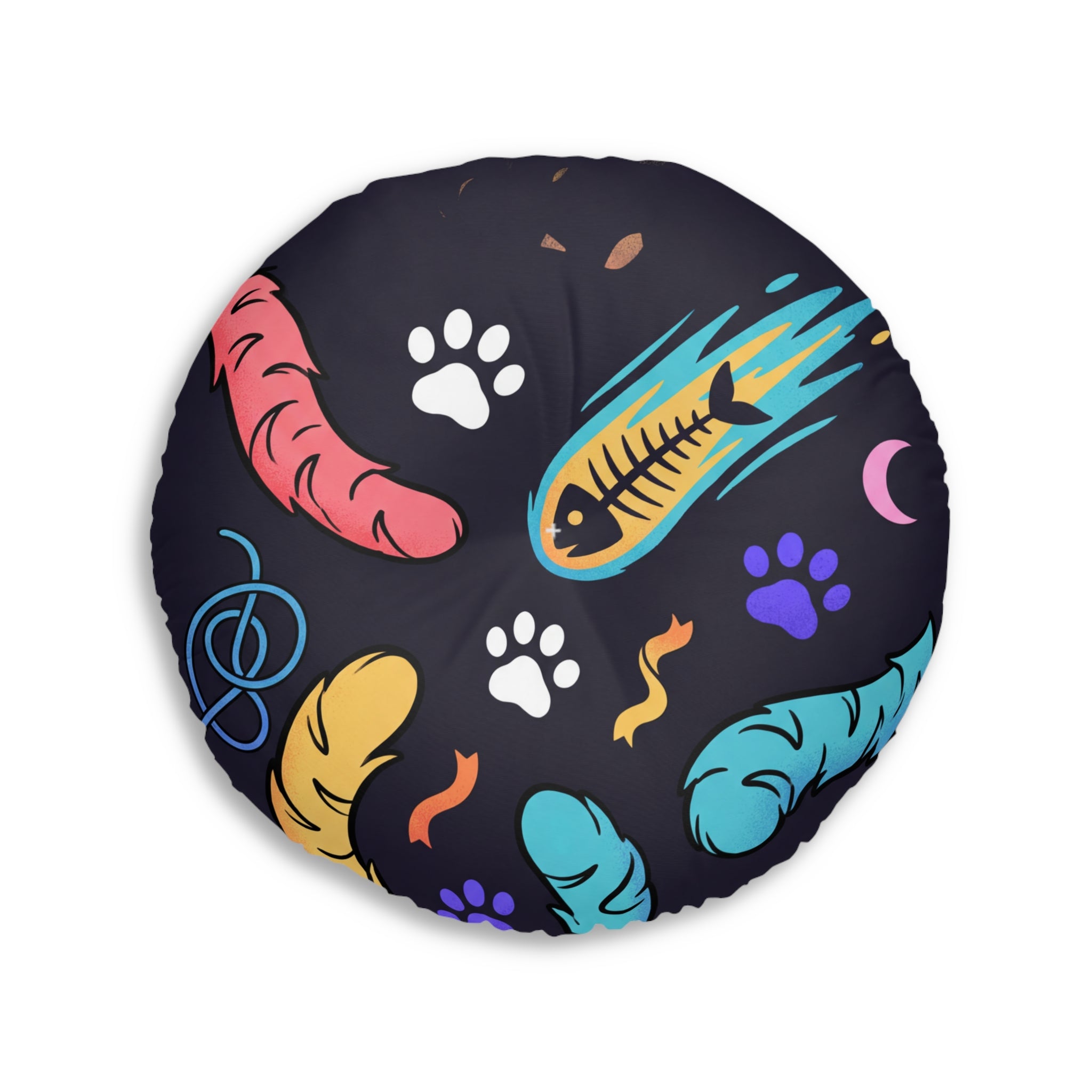 Dreamy Surreal Cat Floor Pillow