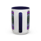 Beautiful and colorful Vibrant Mandala Mug with spiritual art design