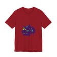 Black Cat Mystery - Colorful Paint Splatter T-Shirt with Vibrant and Eye-Catching Design, Perfect for Adding a Pop of Color to Your Wardrobe