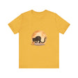 Black Cat & Moon Halloween T-Shirt with Full Moon and Bats