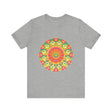 Vibrant Mandala Tee featuring intricate and colorful design, perfect for adding a pop of color to your wardrobe