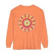 Colorful mandala design long sleeve unisex t-shirt for vibrant style