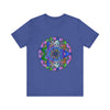 Vibrant and intricate mandala design adorning a high-quality t-shirt