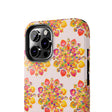 Phone Case - Hand-Drawn Mandala Art - Light Pink Long Description 58