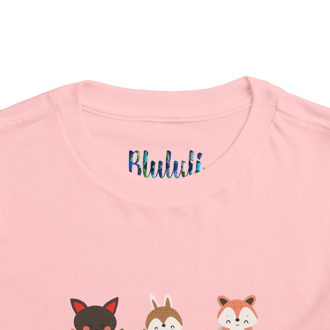 Animal Love Toddler Tee, Cute Cartoon Animals T-Shirt for Kids