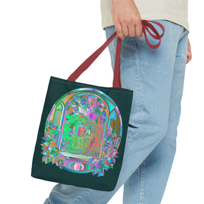 Mystisches Natur-Mandala Stofftasche