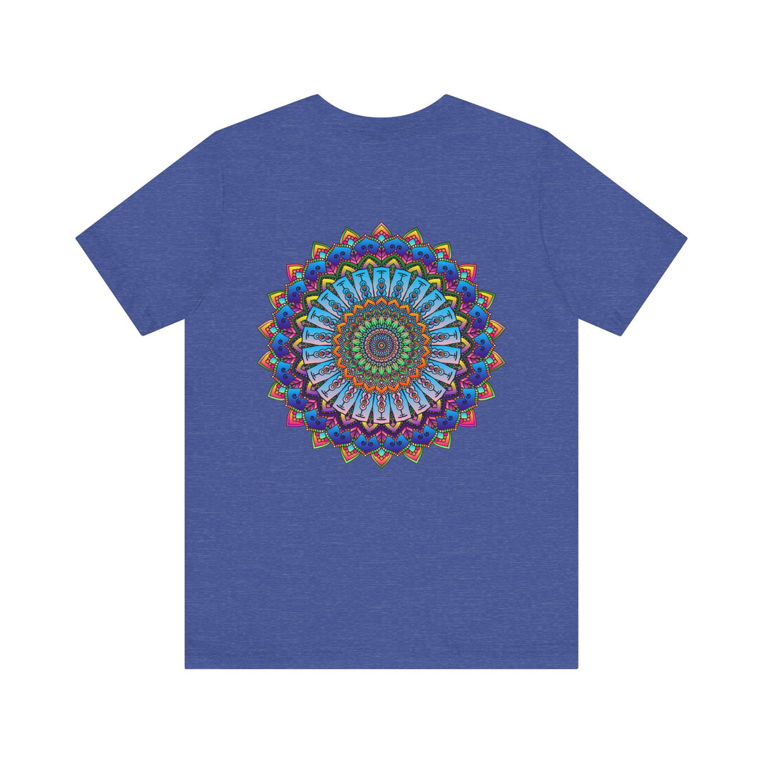 Vibrant Mandala Tee featuring a beautiful spiritual design for peace and harmony