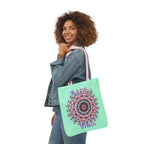 Mandala 'Love You Mom' Canvas Tote — Floral Mother's Day Gift Bag
