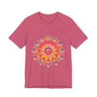 Vibrant Mandala T-Shirt - Colorful Spiritual Design alt text 42