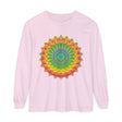 Colorful and intricate mandala design long sleeve t-shirt for men and women