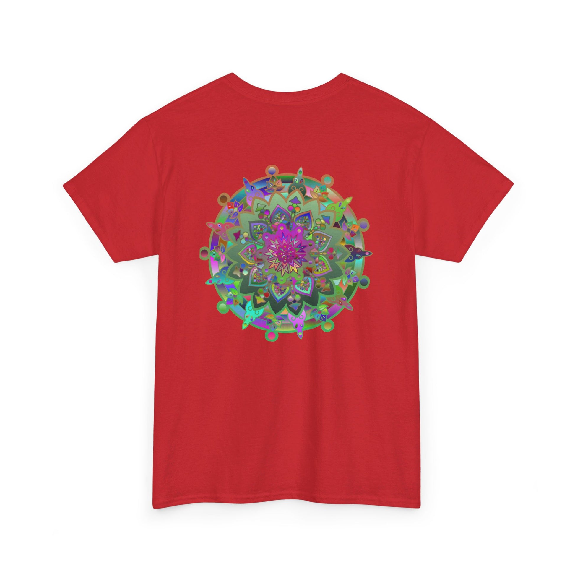 Eye-catching mandala design tshirt for yoga and mindfulness practice