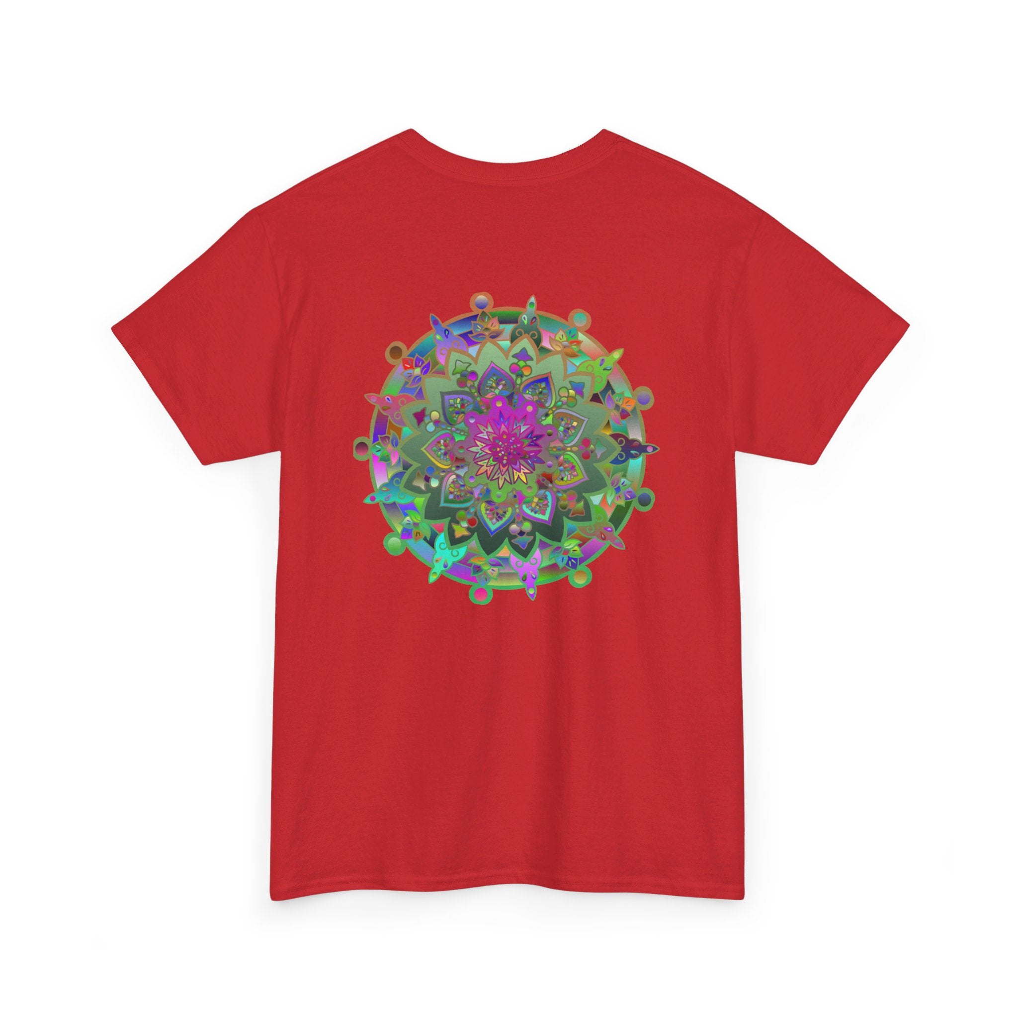 Eye-catching mandala design tshirt for yoga and mindfulness practice