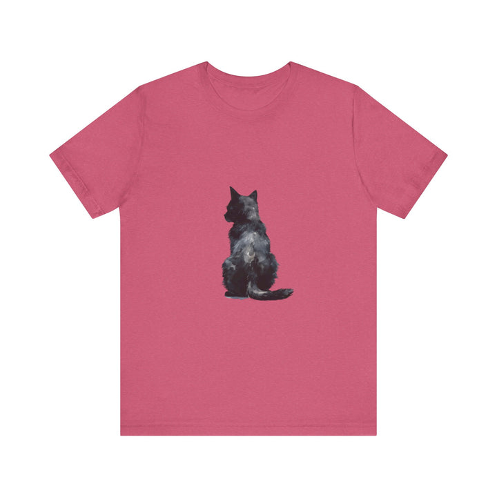 Black Cat Watercolor T-Shirt featuring a mystical design with a beautiful watercolor cat illustration, ideal for cat lovers and anyone who enjoys unique and artistic clothing