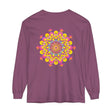 Colorful and intricate mandala design long sleeve t-shirt for men and women